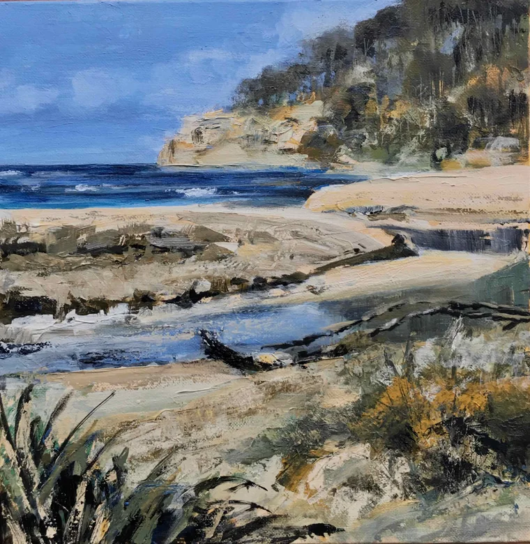Depot beach, by Jane Haycock