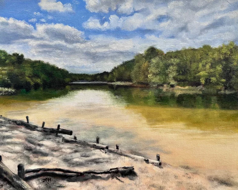 Krumme Lanke, by Jane Haycock